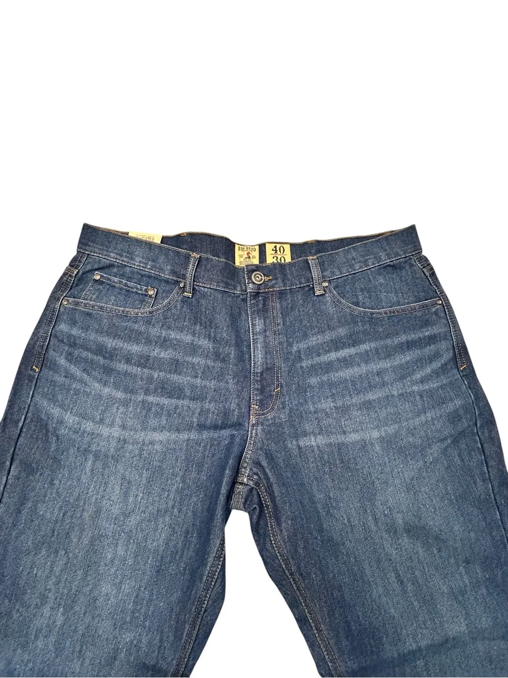 RedHead‎ Classic Flex Fit Men's Straight Leg Blue Jeans NWT 40x30 Denim Casual